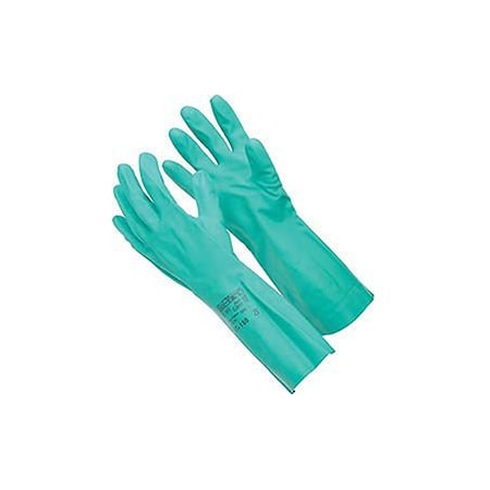 Ansell Chemical Resistant Gloves, 15, Green, M, 1 PR 117142